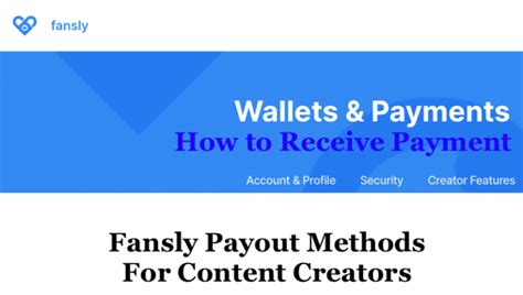 fansly bezahlen|Get Paid on Fansly: Ultimate Guide to Payout Methods